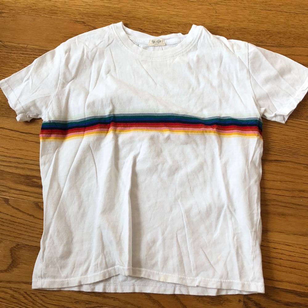 Brandy Melville rainbow tee